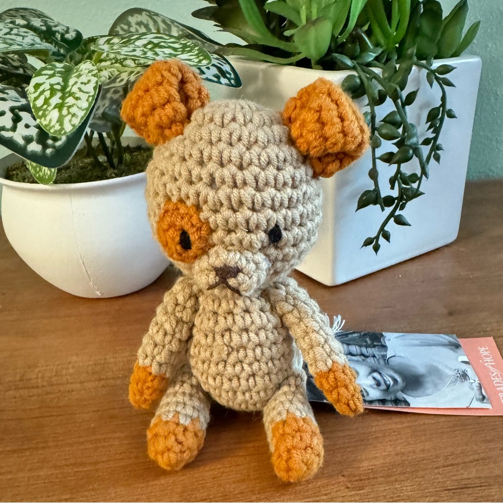 Adorable Trades of Hope crochet bear (no longer available)